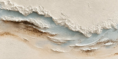 Coastal Drift Textured Wall Art artwork view | Olyrel