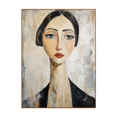 Quiet Gaze Portrait Wall Art | Olyrel