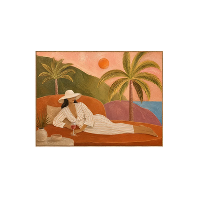 Tropical Reverie Figure Wall Art | Olyrel