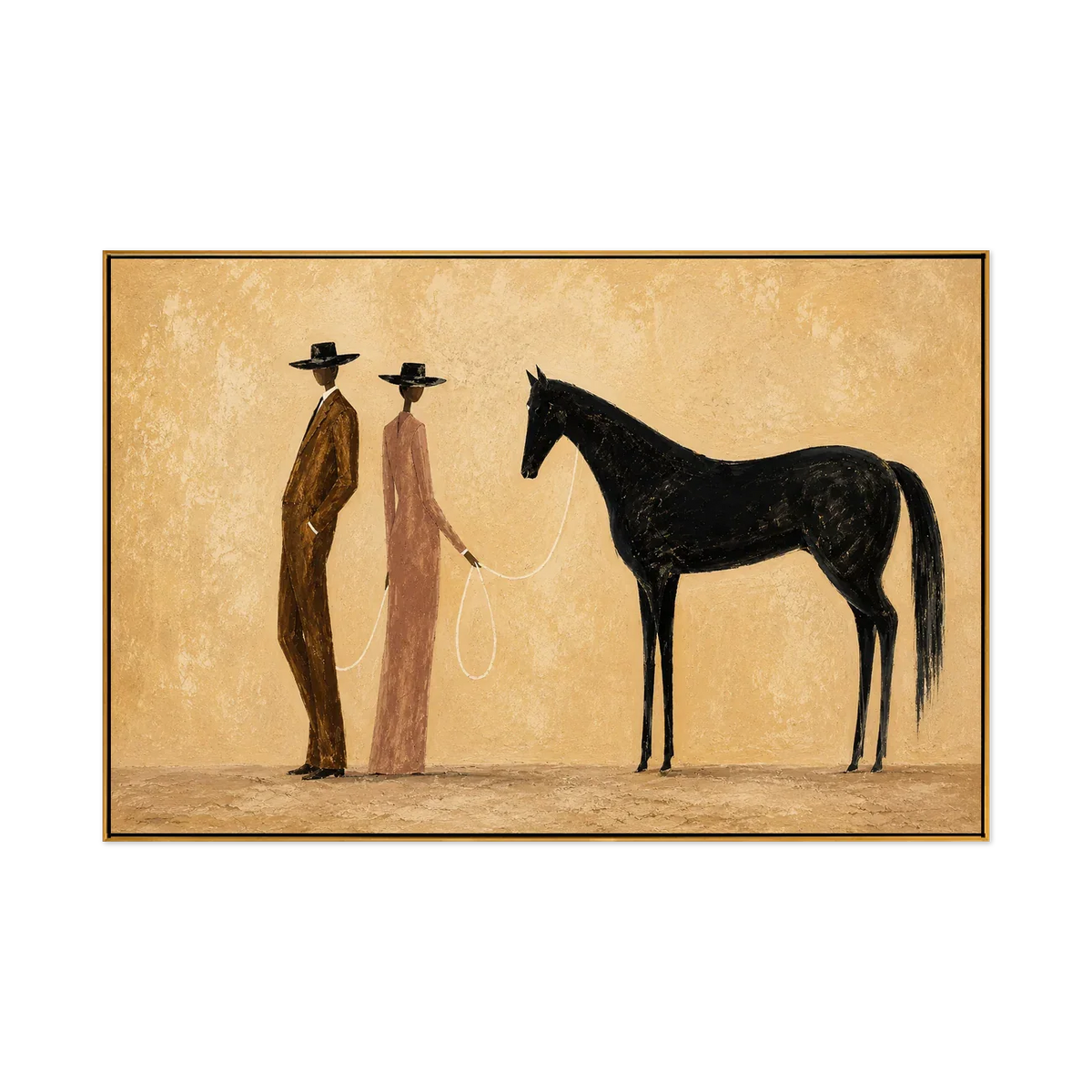 Desert Companions Horse Wall Art | Olyrel