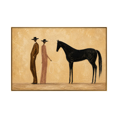 Desert Companions Horse Wall Art | Olyrel