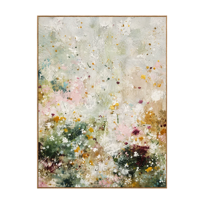 Wildflower Haze Floral Wall Art | Olyrel