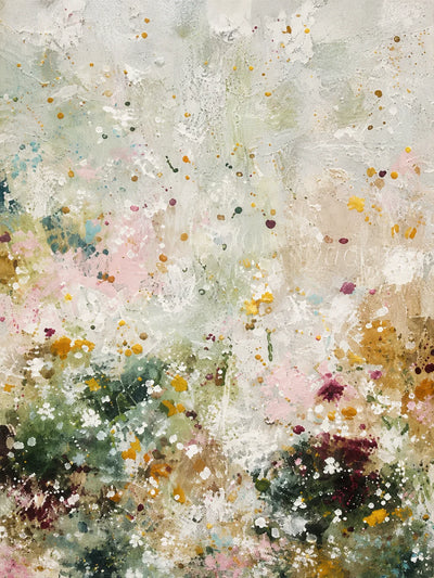 Wildflower Haze Floral Wall Art artwork view | Olyrel