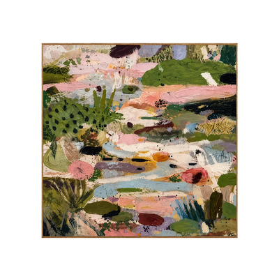 Meadow Patch Abstract Wall Art | Olyrel