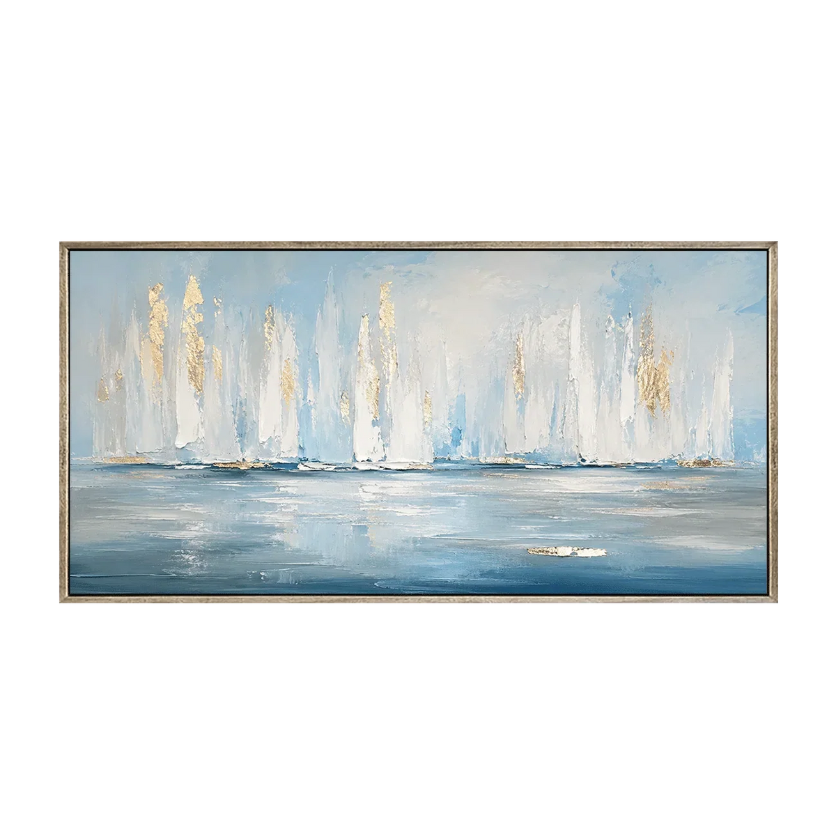 White Sails Ocean Wall Art | Olyrel