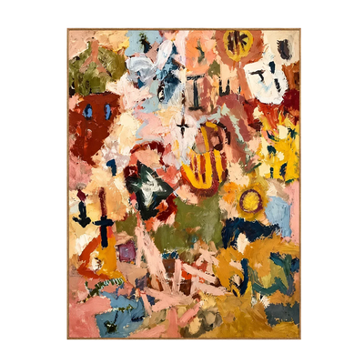 Festival Marks Abstract Wall Art | Olyrel