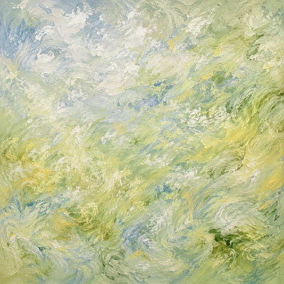 Sage Current Abstract Wall Art artwork view | Olyrel
