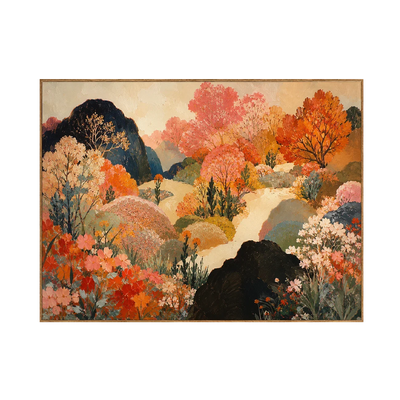 Autumn Canopy Landscape Wall Art | Olyrel