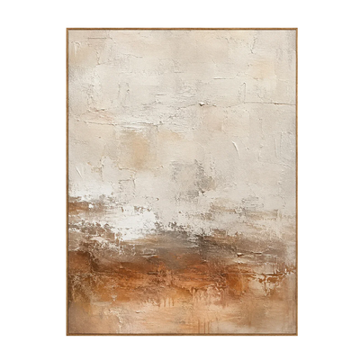Copper Horizon Abstract Wall Art | Olyrel