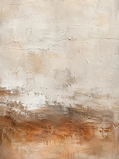 Copper Horizon Abstract Wall Art artwork view | Olyrel