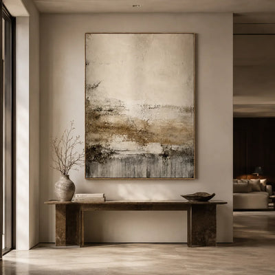 Weathered Shore Abstract Wall Art styled interior scene 5 | Olyrel