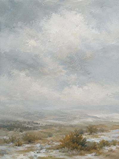 Silver Moor Landscape Wall Art artwork view | Olyrel