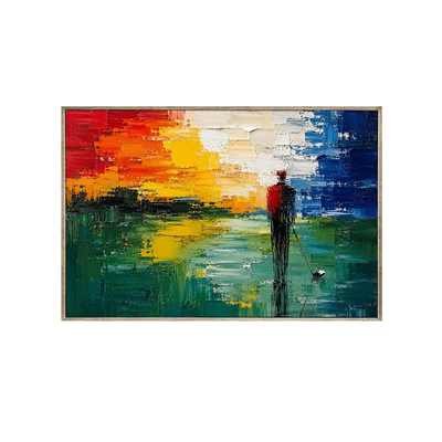 Sunset Pier Ocean Wall Art | Olyrel