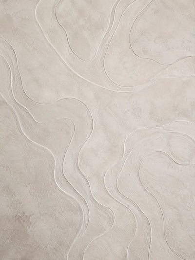 Ivory Contour Textured Wall Art artwork view | Olyrel