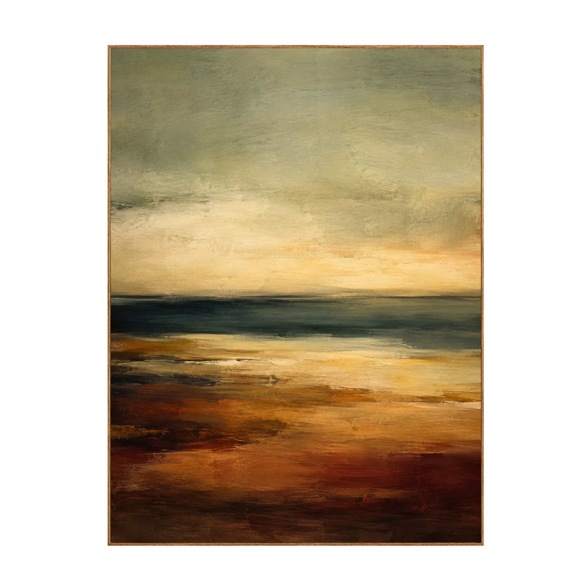 Ember Horizon Landscape Wall Art | Olyrel