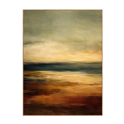 Ember Horizon Landscape Wall Art | Olyrel