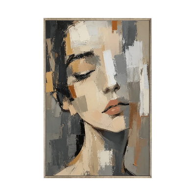 Soft Gaze Portrait Wall Art | Olyrel