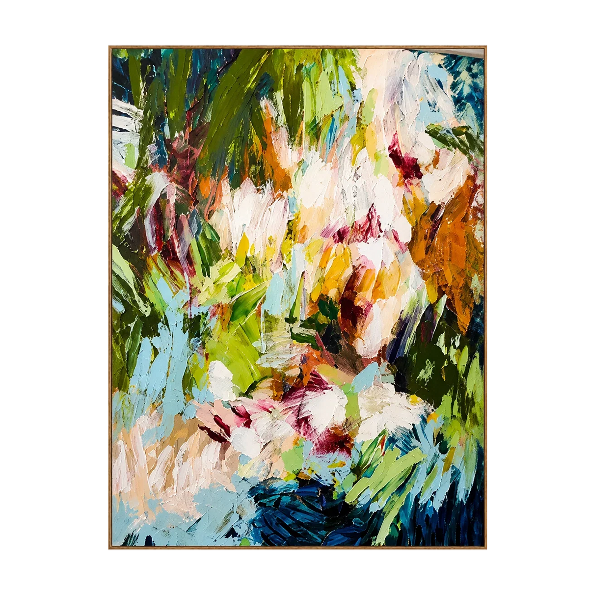 Wild Garden Abstract Wall Art | Olyrel