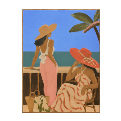 Riviera Friends Figure Wall Art | Olyrel