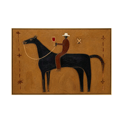 Western Toast Horse Wall Art | Olyrel