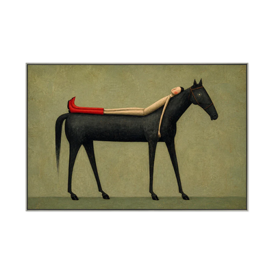 Sage Repose Horse Wall Art | Olyrel