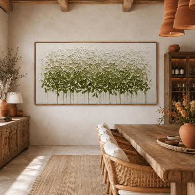 Olive Canopy Textured Wall Art styled interior scene 1 | Olyrel
