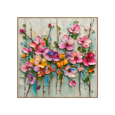 Candy Bloom Floral Wall Art | Olyrel