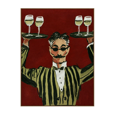 The Grand Toast Waiter Wall Art | Olyrel
