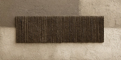 Umber Reed Relief Wall Art artwork view | Olyrel