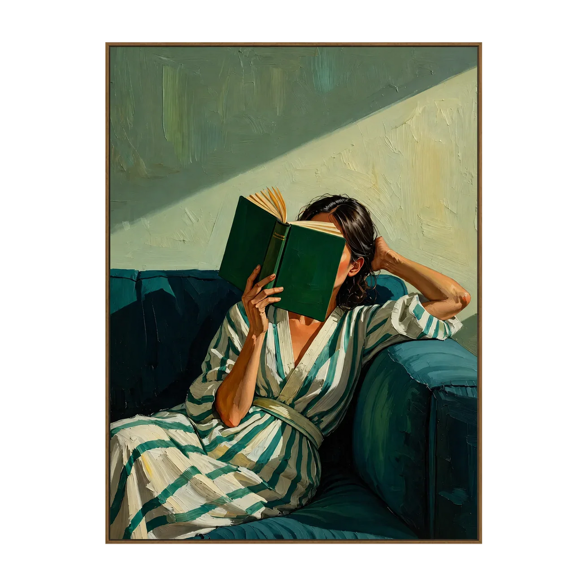 Quiet Chapter Figure Wall Art | Olyrel