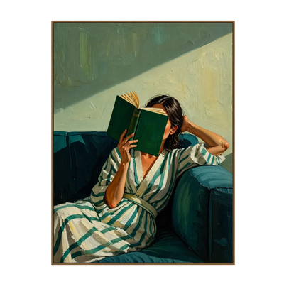Quiet Chapter Figure Wall Art | Olyrel