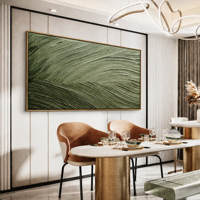 Sage Current Textured Wall Art styled interior scene 1 | Olyrel