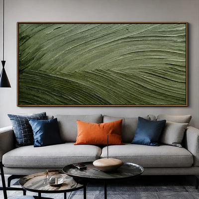 Sage Current Textured Wall Art styled interior scene 4 | Olyrel
