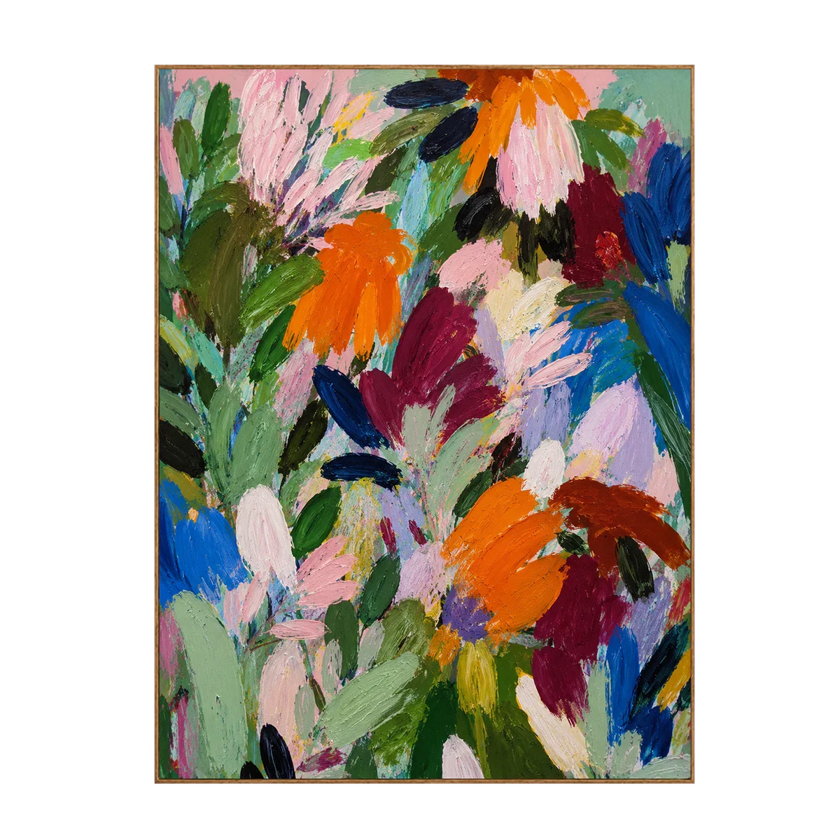 Wildflower Symphony Colorful Floral Wall Art | Olyrel