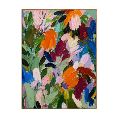 Wildflower Symphony Colorful Floral Wall Art | Olyrel