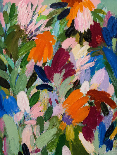 Wildflower Symphony Colorful Floral Wall Art artwork view | Olyrel