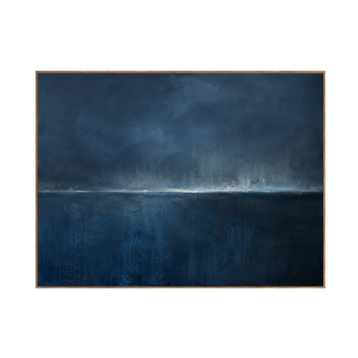 Midnight Horizon Abstract Wall Art | Olyrel