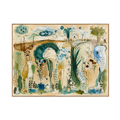 Enchanted Animal Garden Wall Art | Olyrel