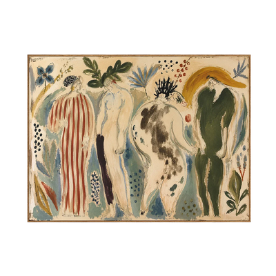 Garden Gathering Figurative Wall Art | Olyrel