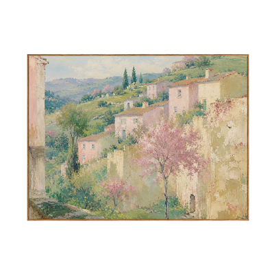 Tuscan Hillside Garden Landscape Wall Art | Olyrel