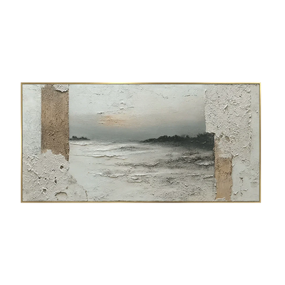 Quiet Passage Panoramic Coastal Wall Art | Olyrel