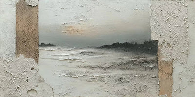 Quiet Passage Panoramic Coastal Wall Art artwork view | Olyrel