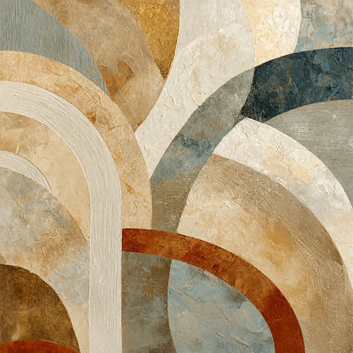 Arcadia Layers Geometric Wall Art artwork view | Olyrel