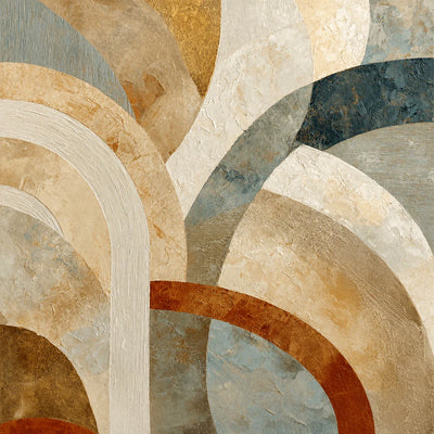 Arcadia Layers Geometric Wall Art artwork view | Olyrel