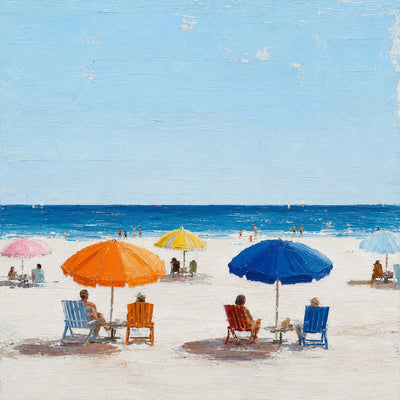 Summer Shore Beach Wall Art artwork view | Olyrel