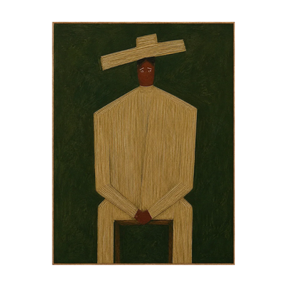 Quiet Figure Geometric Wall Art | Olyrel