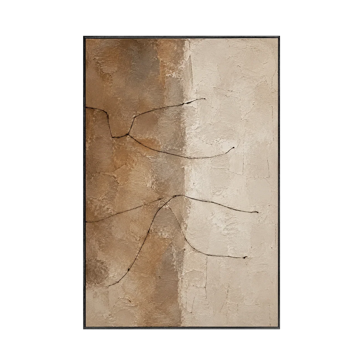 Earth Line Textured Wall Art | Olyrel