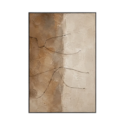 Earth Line Textured Wall Art | Olyrel