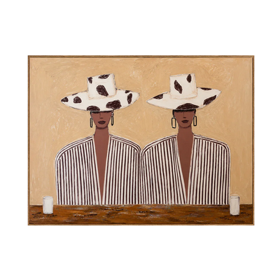 Spotted Hats and Striped Shirts Duo Wall Art | Olyrel