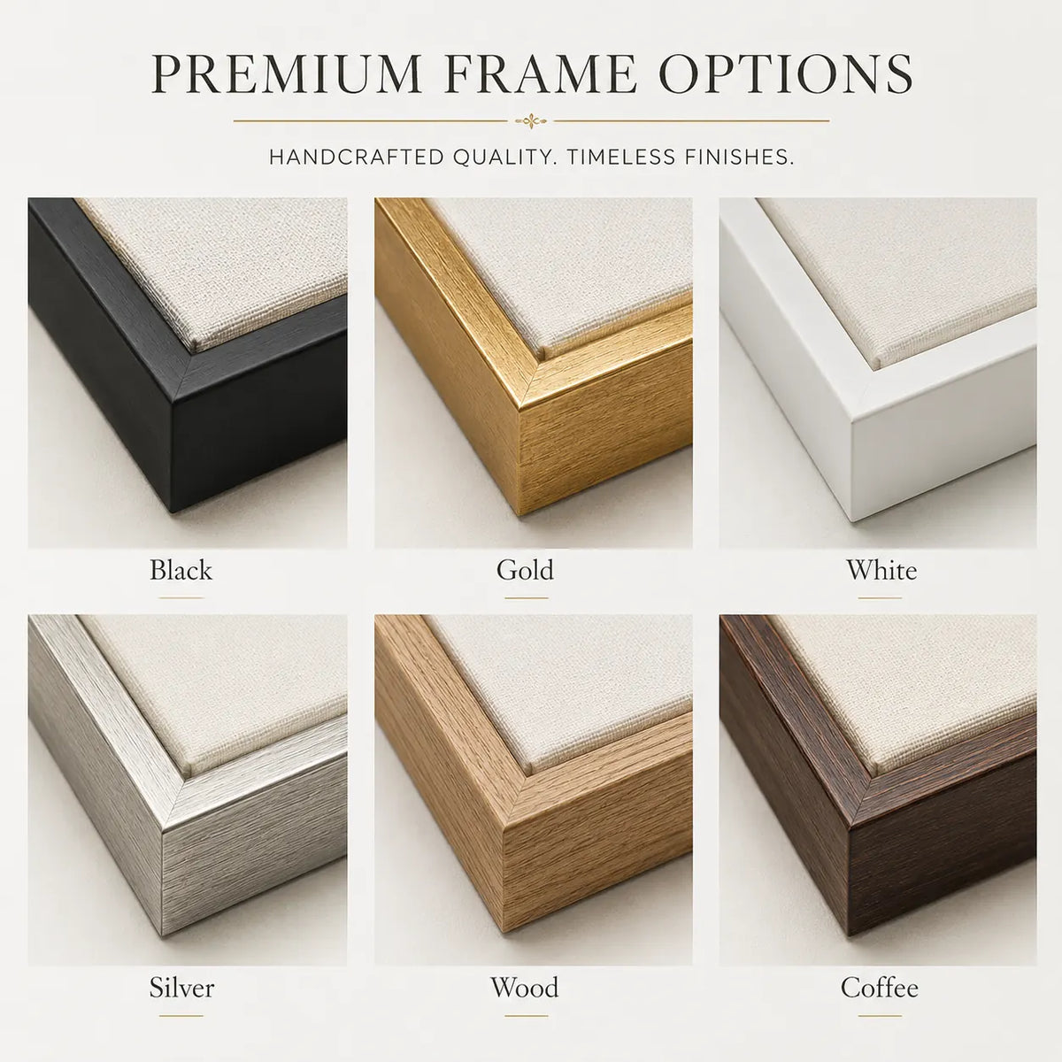 Three Hat-Wearing Figures in Colorful Checks Wall Art frame options detail | Olyrel